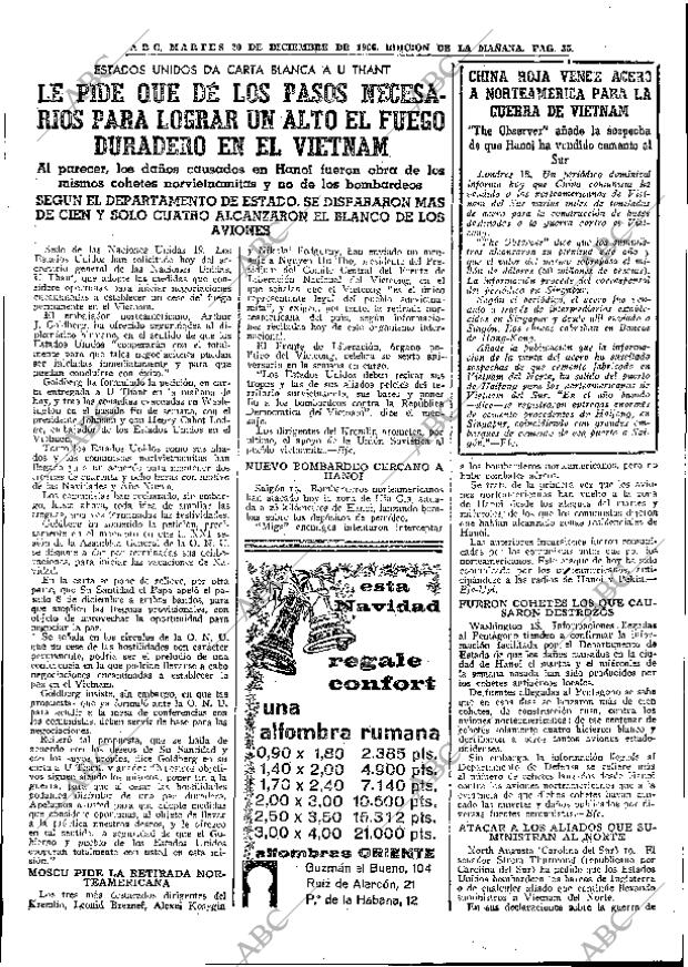 ABC MADRID 20-12-1966 página 55