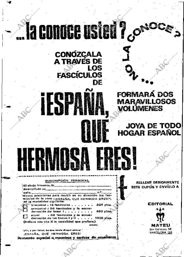 ABC MADRID 22-12-1966 página 134