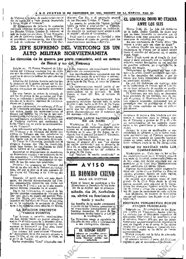 ABC MADRID 22-12-1966 página 59