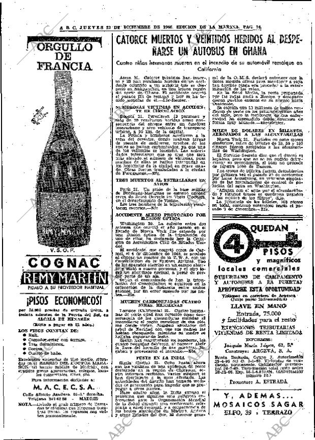 ABC MADRID 22-12-1966 página 74