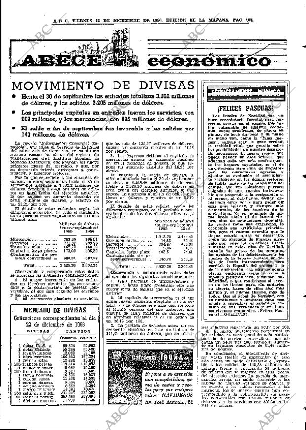 ABC MADRID 23-12-1966 página 103