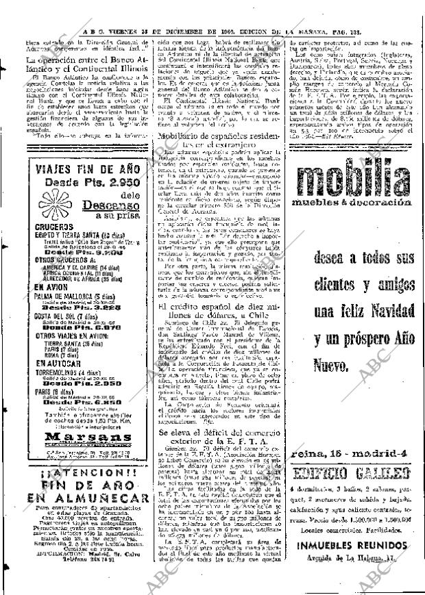 ABC MADRID 23-12-1966 página 108