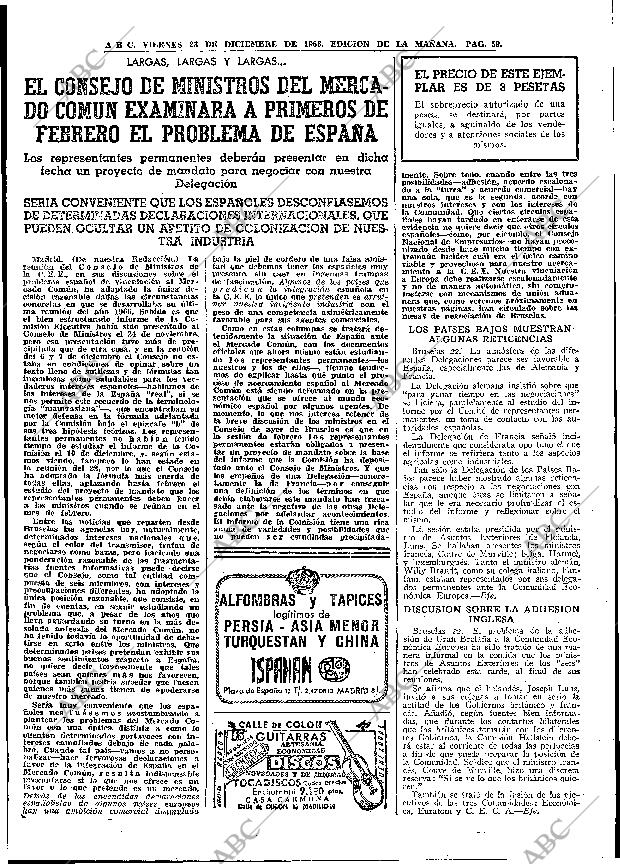 ABC MADRID 23-12-1966 página 59