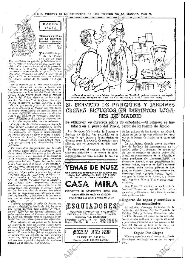 ABC MADRID 23-12-1966 página 85