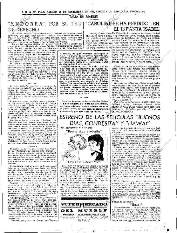 ABC SEVILLA 24-12-1966 página 101