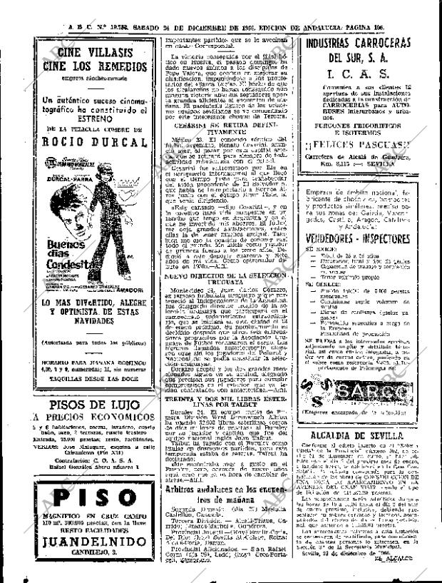 ABC SEVILLA 24-12-1966 página 106
