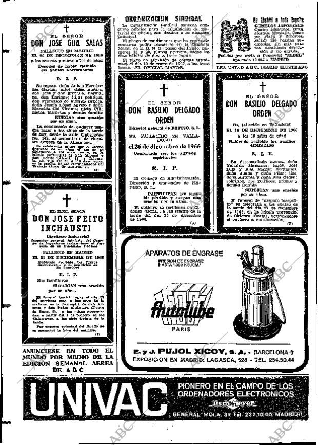 ABC MADRID 27-12-1966 página 134
