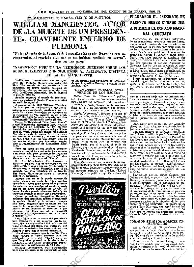 ABC MADRID 27-12-1966 página 57