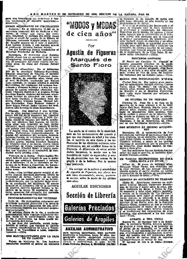 ABC MADRID 27-12-1966 página 80