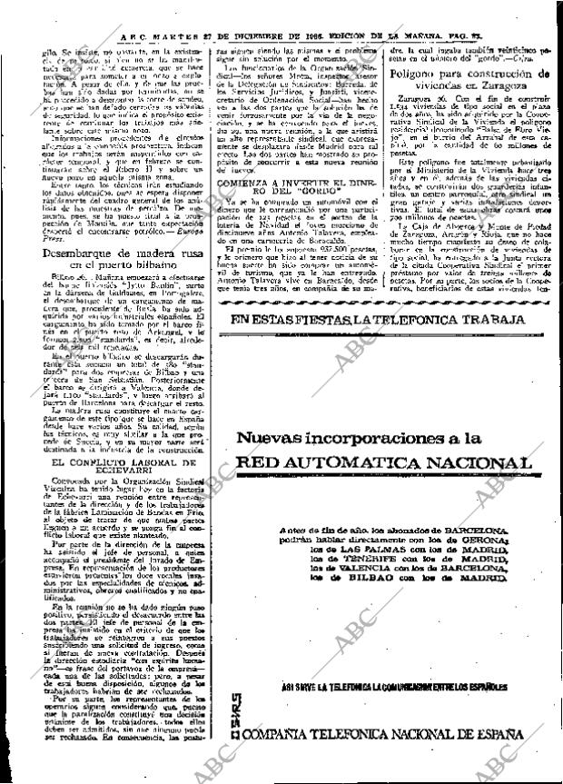 ABC MADRID 27-12-1966 página 83