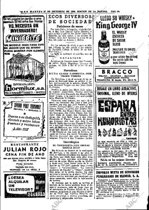 ABC MADRID 27-12-1966 página 90
