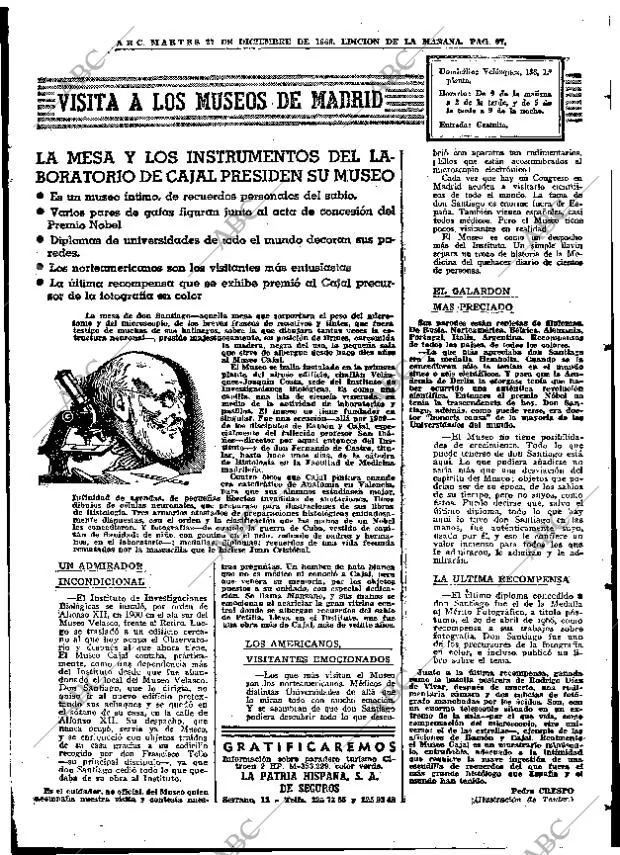 ABC MADRID 27-12-1966 página 97