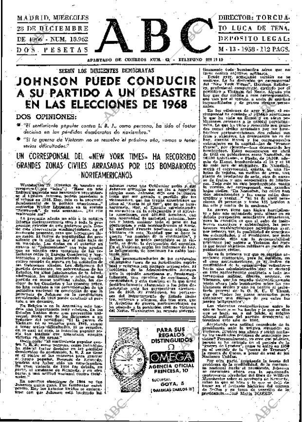 ABC MADRID 28-12-1966 página 39