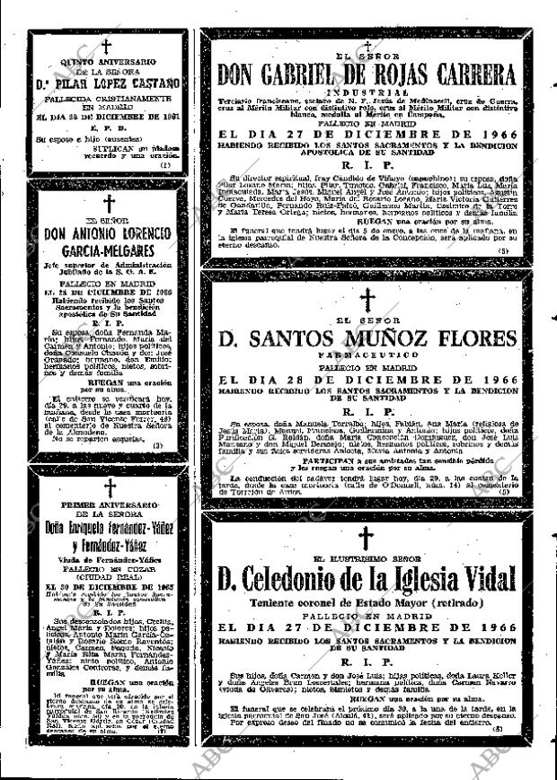 ABC MADRID 29-12-1966 página 113