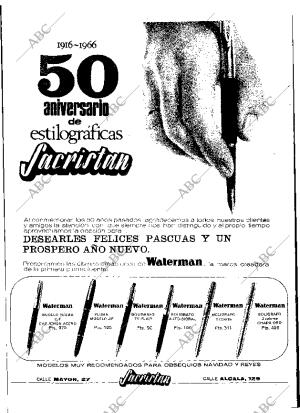 ABC MADRID 29-12-1966 página 22