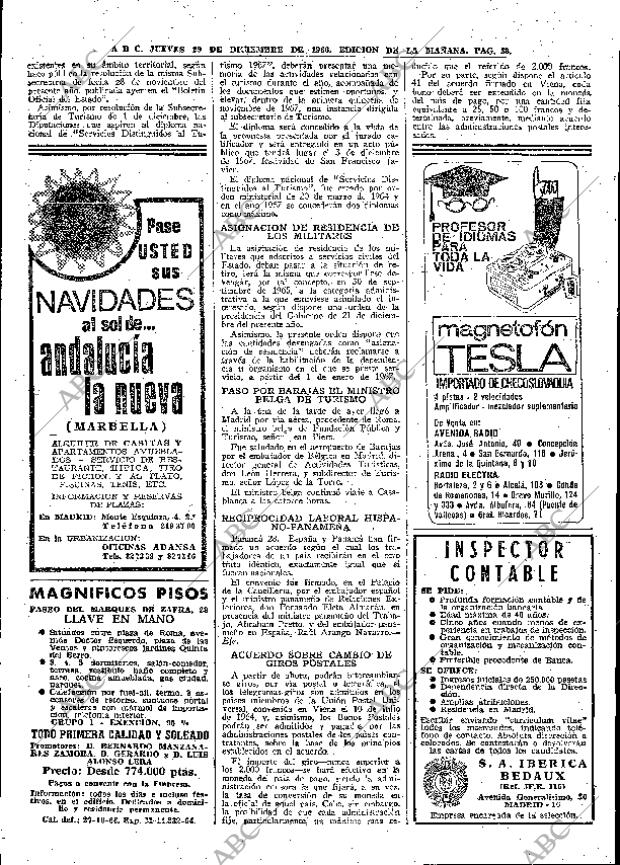 ABC MADRID 29-12-1966 página 58