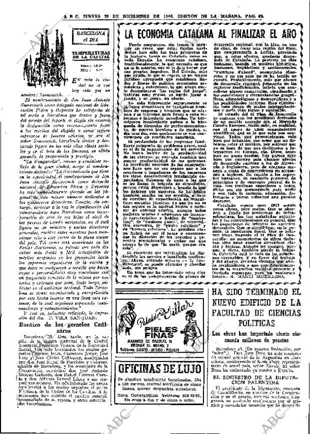 ABC MADRID 29-12-1966 página 69