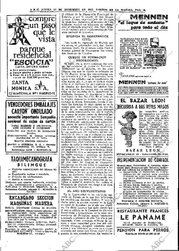 ABC MADRID 29-12-1966 página 70