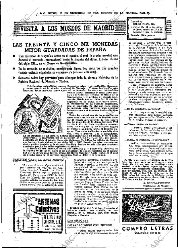 ABC MADRID 29-12-1966 página 77