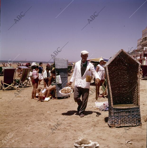 Vendedor de cangrejos y bocas de la isla