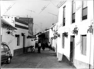 Vista de una calle de Marbella