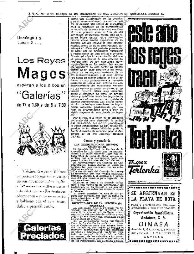 ABC SEVILLA 31-12-1966 página 50