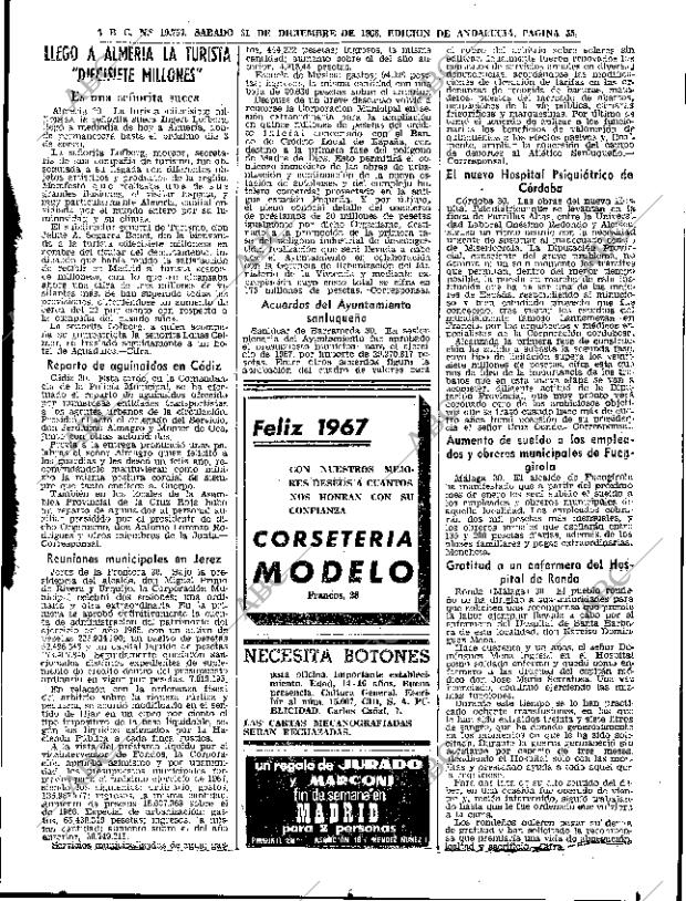 ABC SEVILLA 31-12-1966 página 55