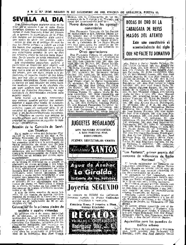 ABC SEVILLA 31-12-1966 página 61
