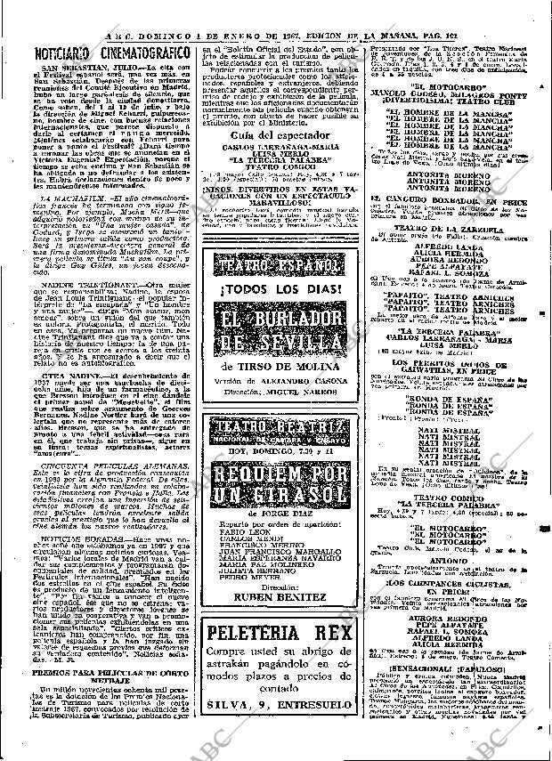 ABC MADRID 01-01-1967 página 101