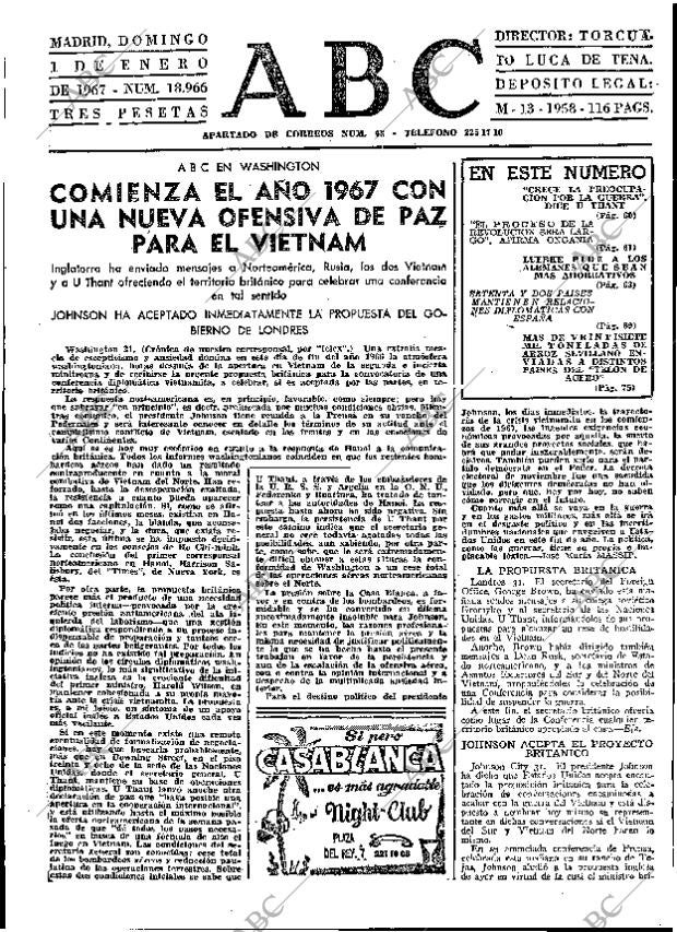 ABC MADRID 01-01-1967 página 59
