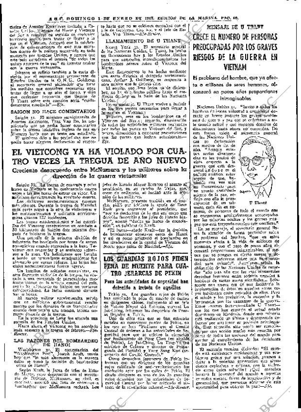 ABC MADRID 01-01-1967 página 60