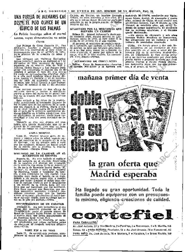 ABC MADRID 01-01-1967 página 73