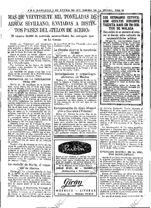 ABC MADRID 01-01-1967 página 75