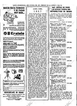 ABC MADRID 01-01-1967 página 86