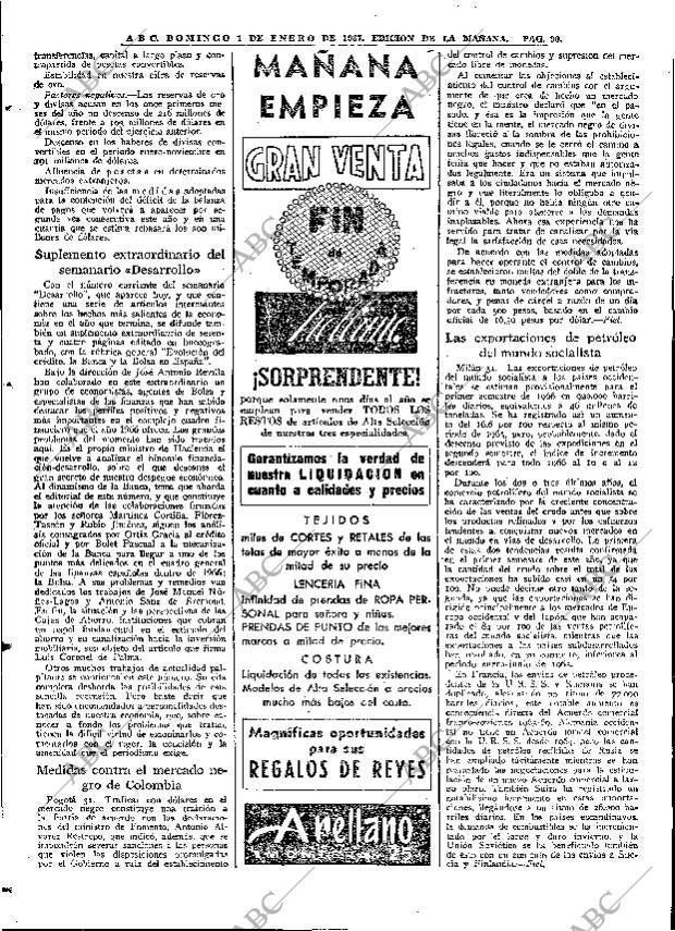 ABC MADRID 01-01-1967 página 90