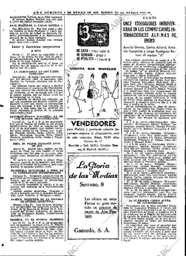 ABC MADRID 01-01-1967 página 96