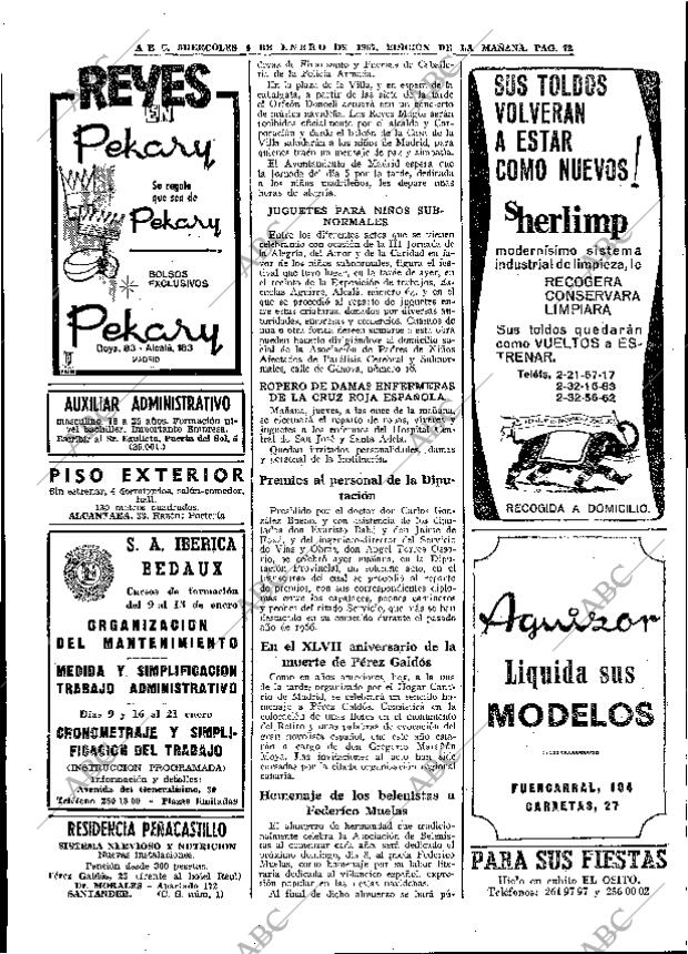 ABC MADRID 04-01-1967 página 72