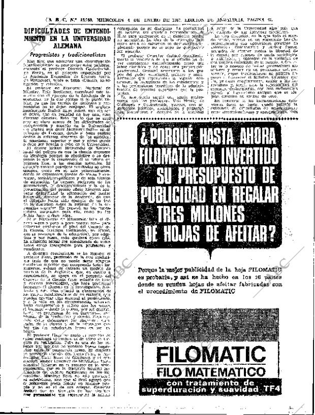 ABC SEVILLA 04-01-1967 página 43