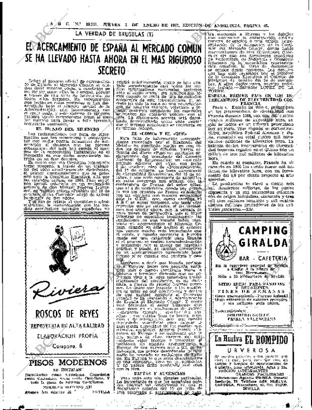 ABC SEVILLA 05-01-1967 página 45