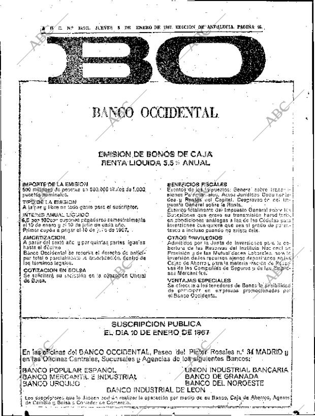 ABC SEVILLA 05-01-1967 página 46