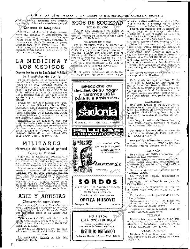 ABC SEVILLA 05-01-1967 página 54