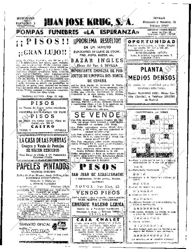 ABC SEVILLA 05-01-1967 página 72