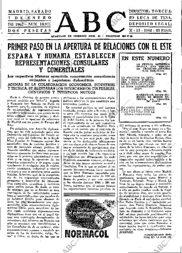 ABC MADRID 07-01-1967 página 31