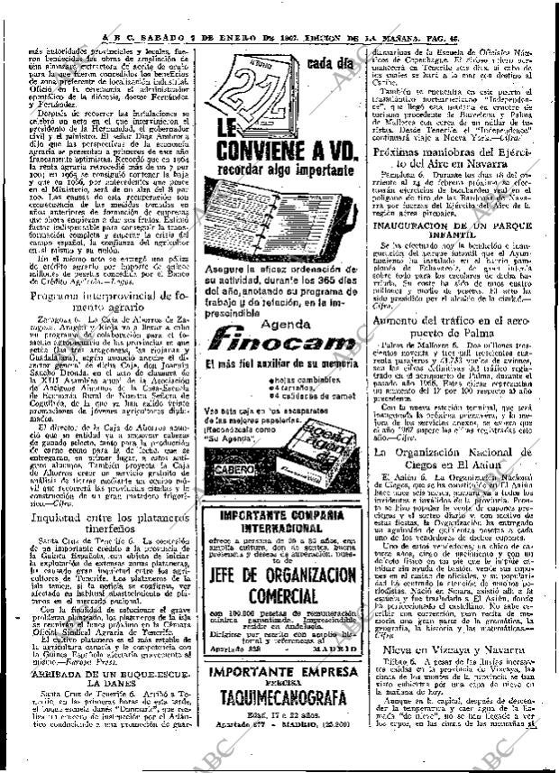 ABC MADRID 07-01-1967 página 48