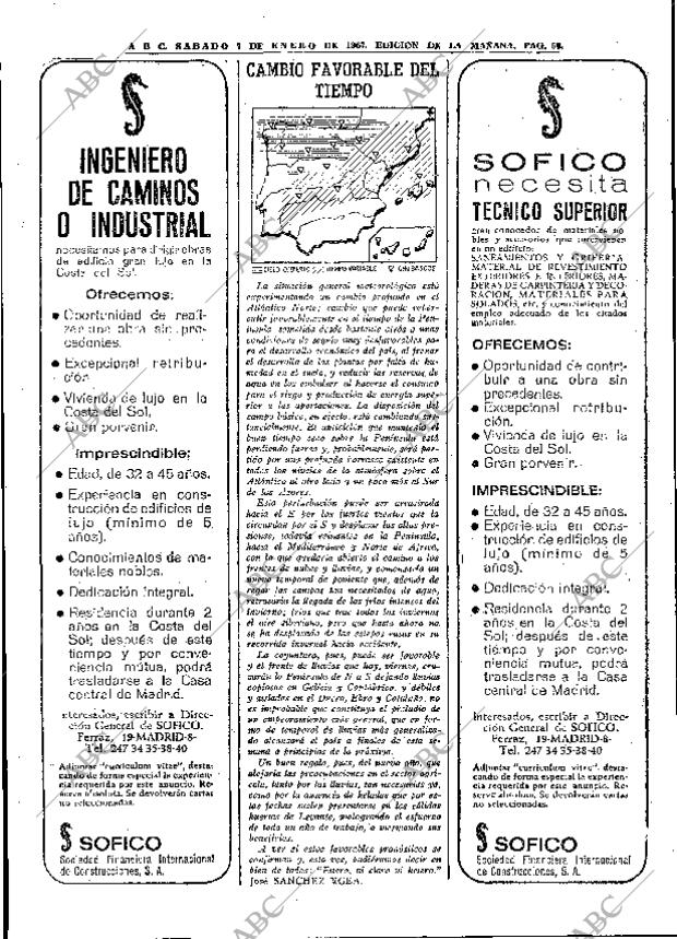 ABC MADRID 07-01-1967 página 50