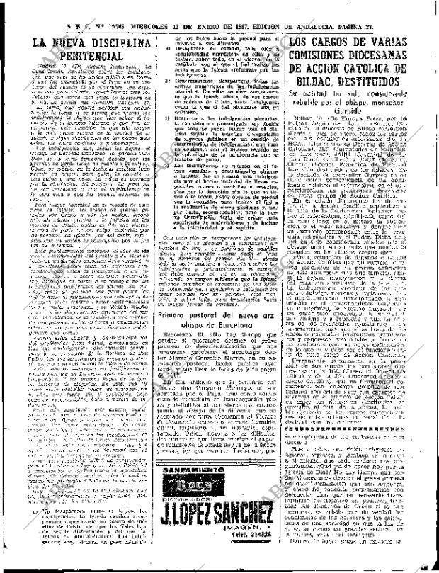 ABC SEVILLA 11-01-1967 página 27