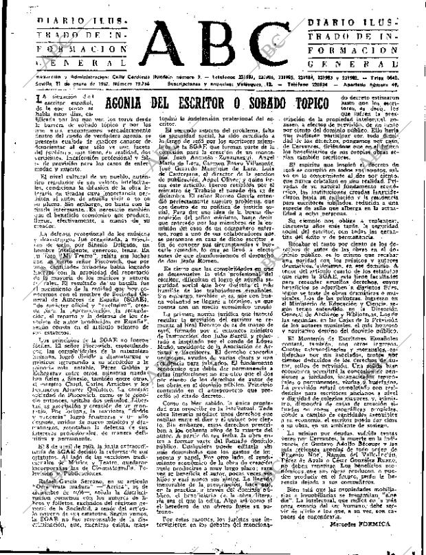 ABC SEVILLA 11-01-1967 página 3