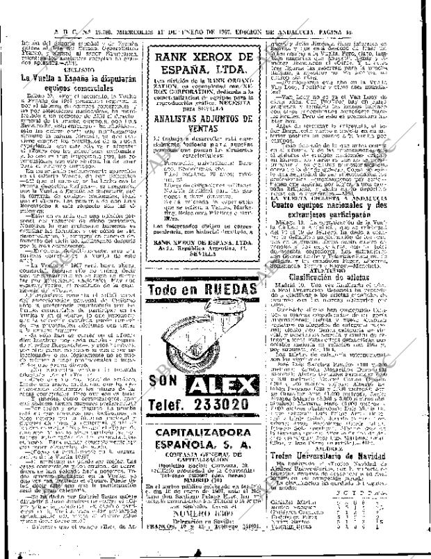 ABC SEVILLA 11-01-1967 página 48