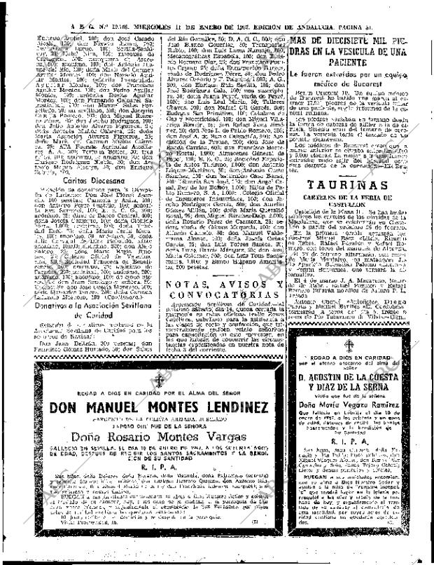 ABC SEVILLA 11-01-1967 página 51