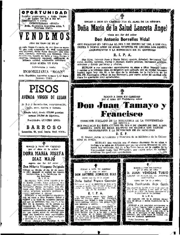 ABC SEVILLA 11-01-1967 página 61